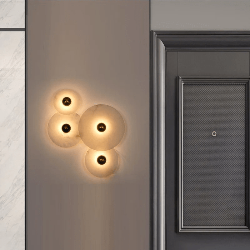 Selene Minimalist Alabaster Ceiling Light - Letslighting