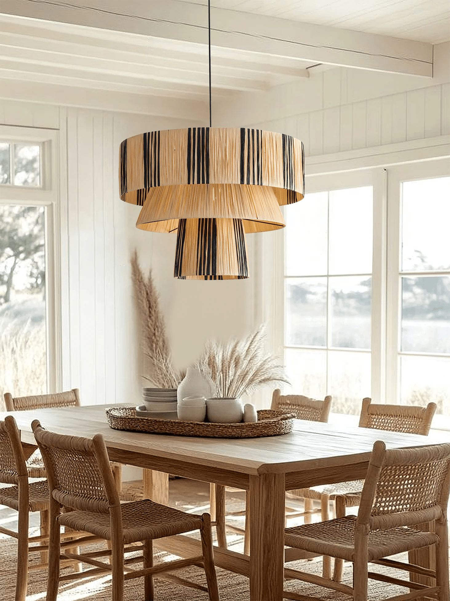 Zarora Raffia Pendant Lamp - Letslighting