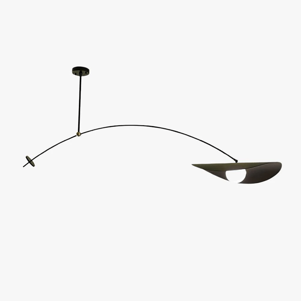 Arcflow Dynamic Metal Curve Pendant Light - Letslighting