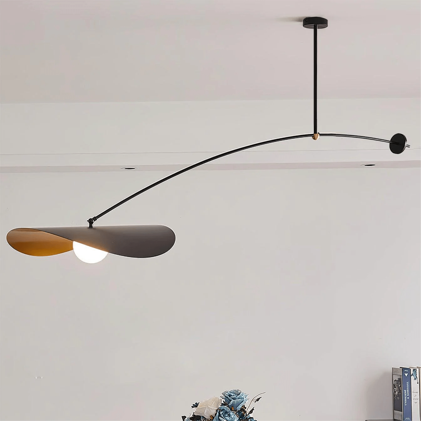 Arcflow Dynamic Metal Curve Pendant Light - Letslighting