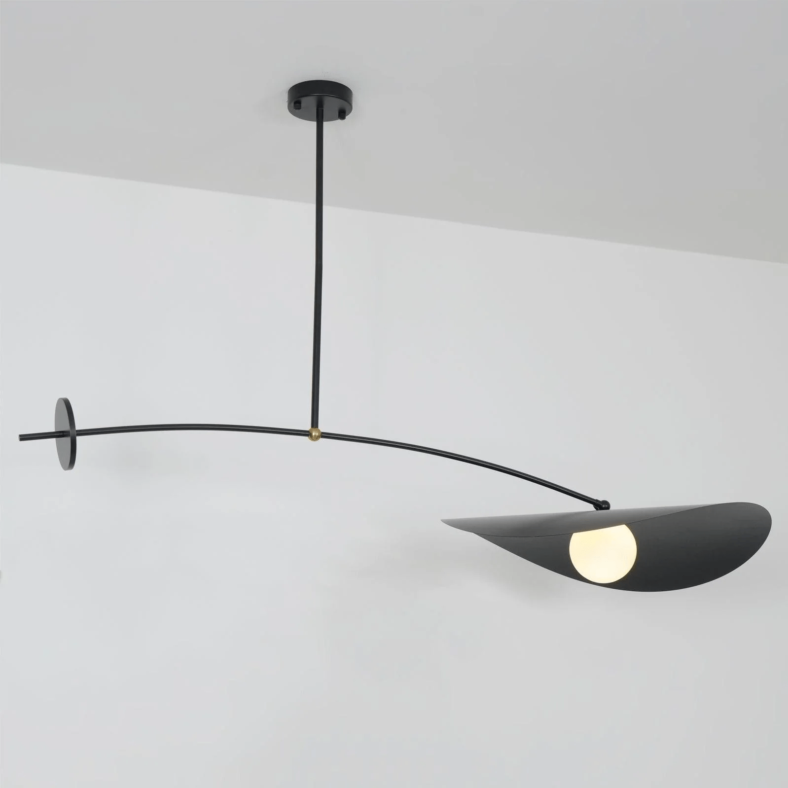Arcflow Dynamic Metal Curve Pendant Light - Letslighting
