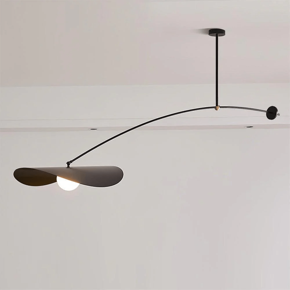Arcflow Dynamic Metal Curve Pendant Light - Letslighting