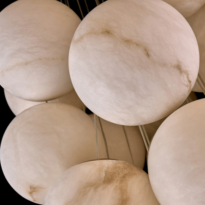 Grapha Alabaster Pendant Light Chandelier - Letslighting