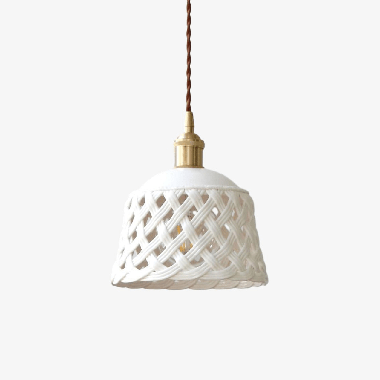 Openwork Ceramic Pendant Lamp - Letslighting