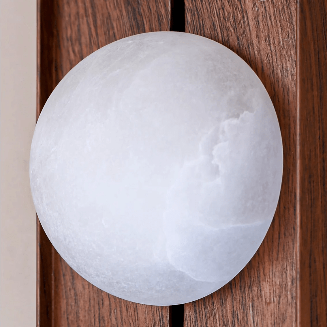 Orlin Alabaster Wood Wall Sconce - Letslighting