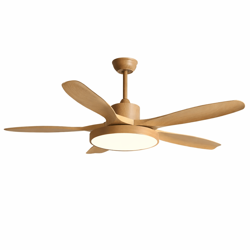 Ventilador de Techo con Luz StillWind mostrando su diseño moderno-industrial y estructura metálica.