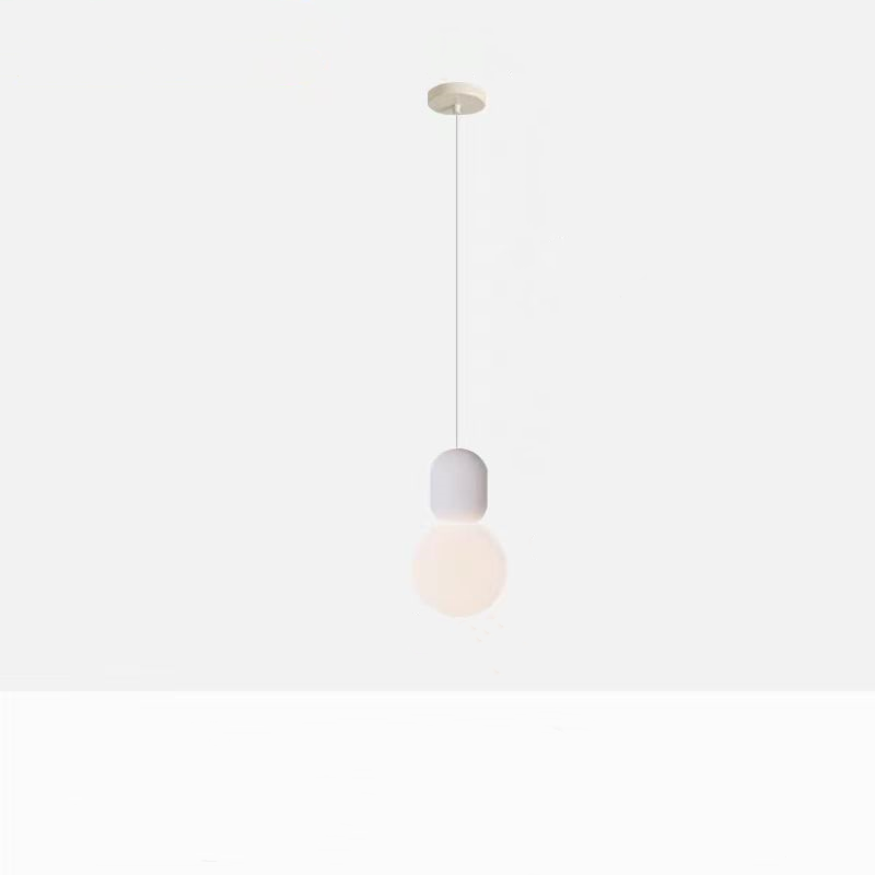 Valentina Moderna Minimalista Esférica Vidrio Metal Lámpara Colgante