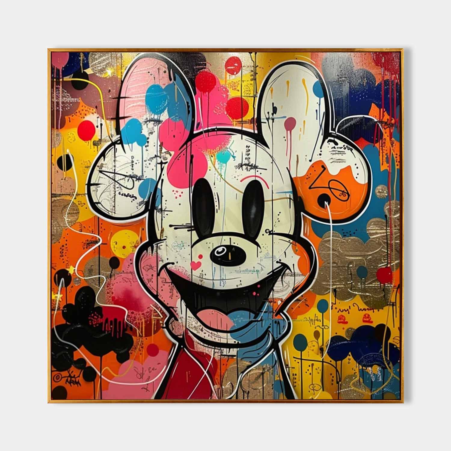 Mickey Arte de Grafiti Abstracto - Letslighting