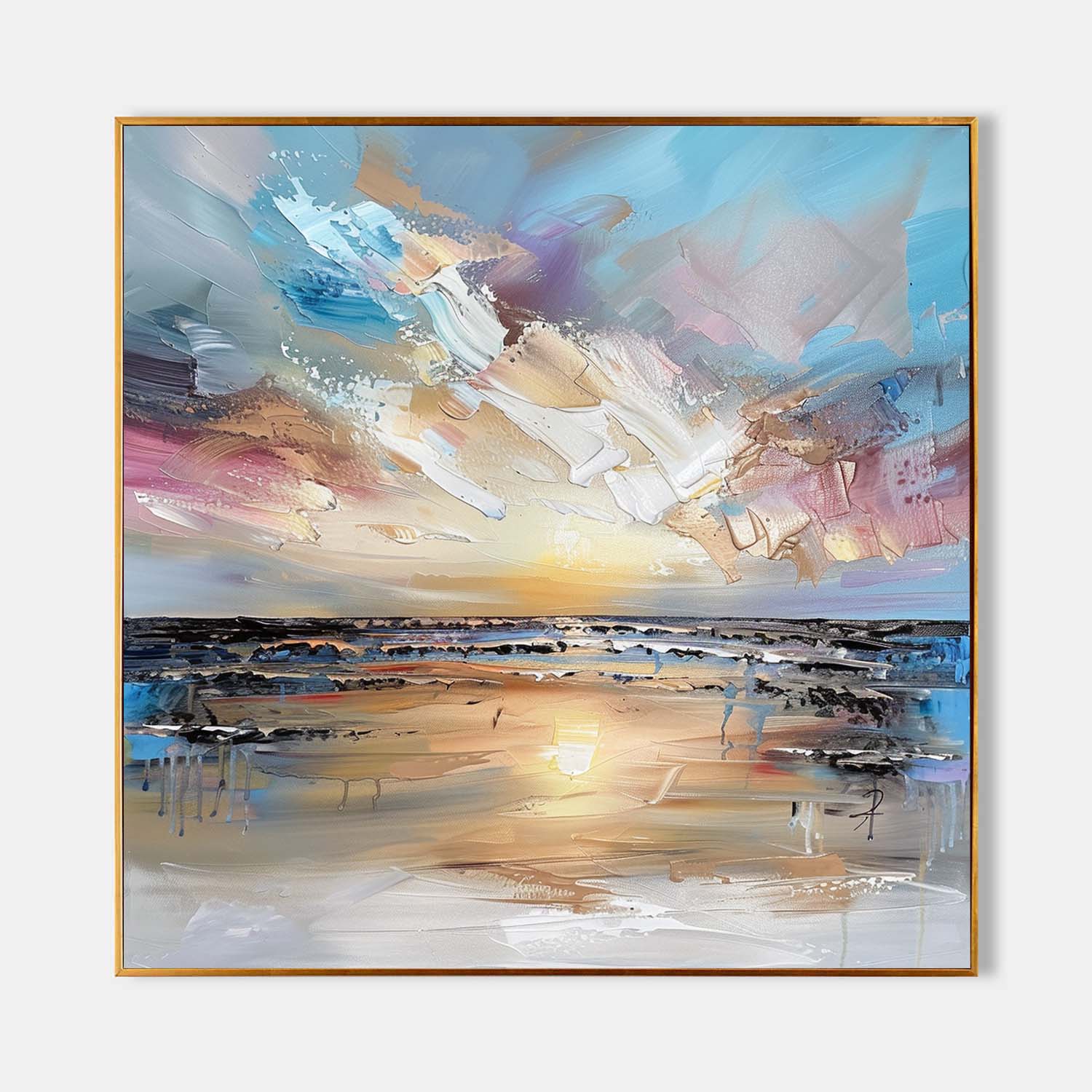 Maris Arte en Lienzo de Paisaje - Letslighting