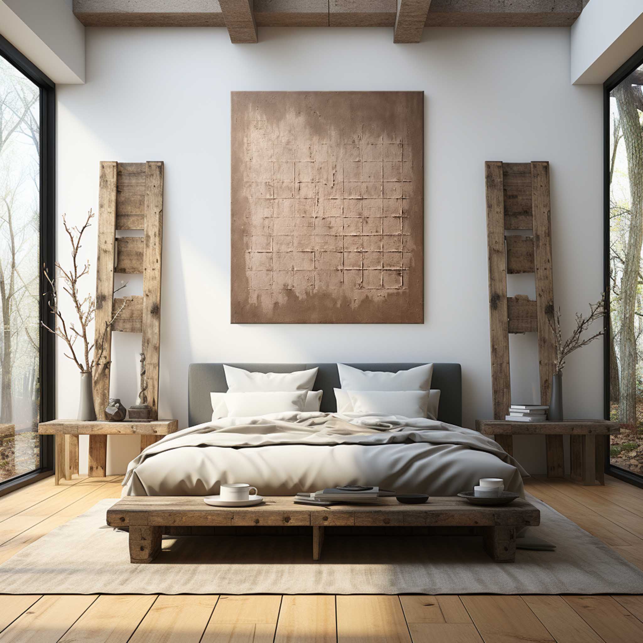 Saturn Wabi-Sabi Arte Mural - Letslighting
