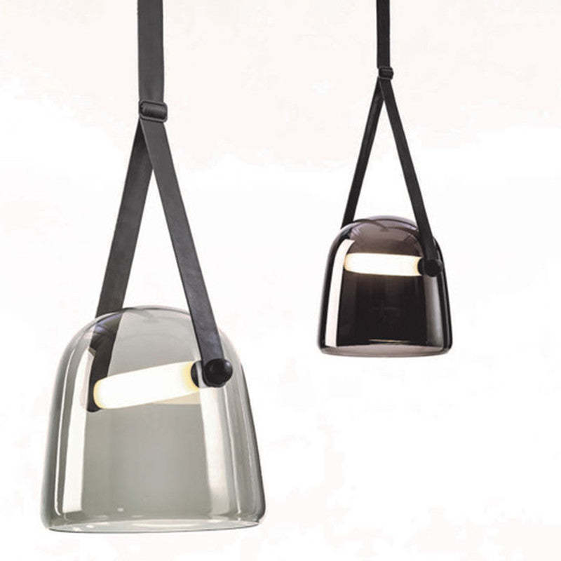 Nordic Moderna Polígono Vidrio/Metal Lámpara Colgante Gris/Blanca