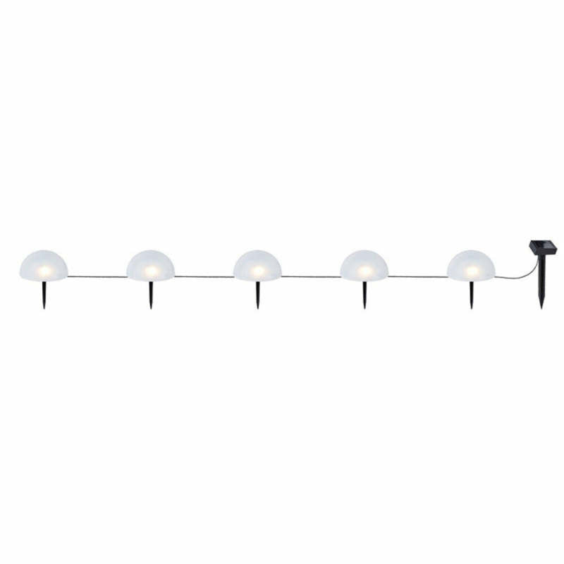 Avi Moderna MInimalista Semicircular Acrílico LED Lámpara de Pie Exterior Blanca