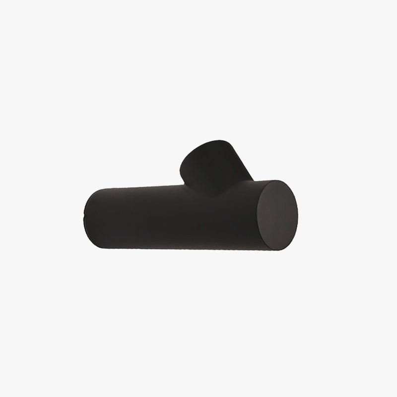 Auer Moderno Tubular Metal LED Aplique de Pared Exterior Negro/Blanco