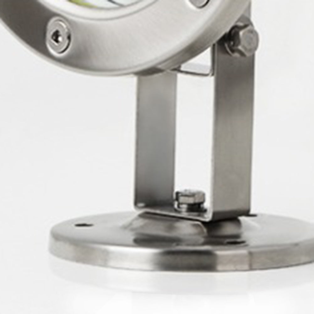 Ray Moderna Foco Metal/Vidrio Lámpara Exterior, Plateado