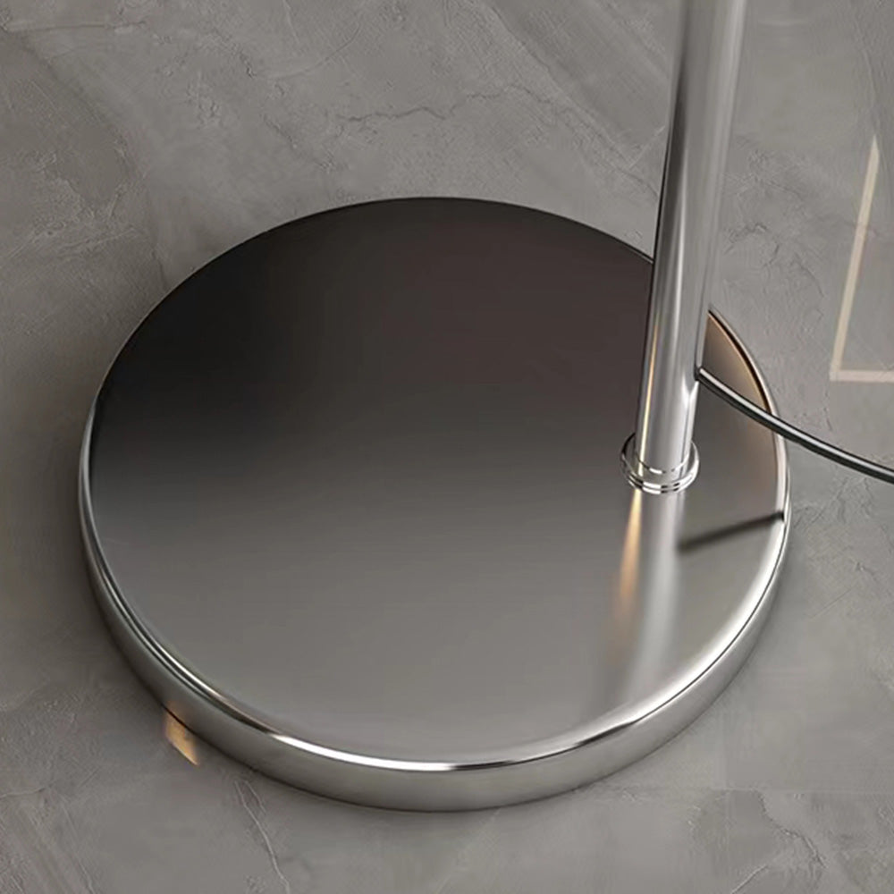Mira Moderna Simple Metal Lámpara de Pie Plata