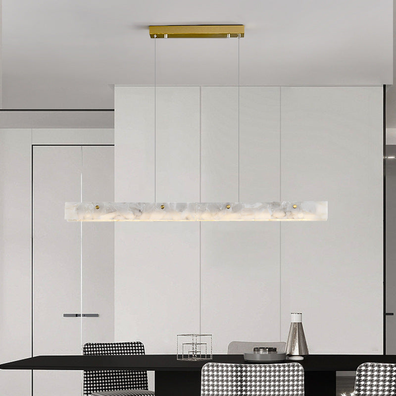 Arisha Moderno LED Lámpara Colgante Blanco Mármol Comedor/Bar