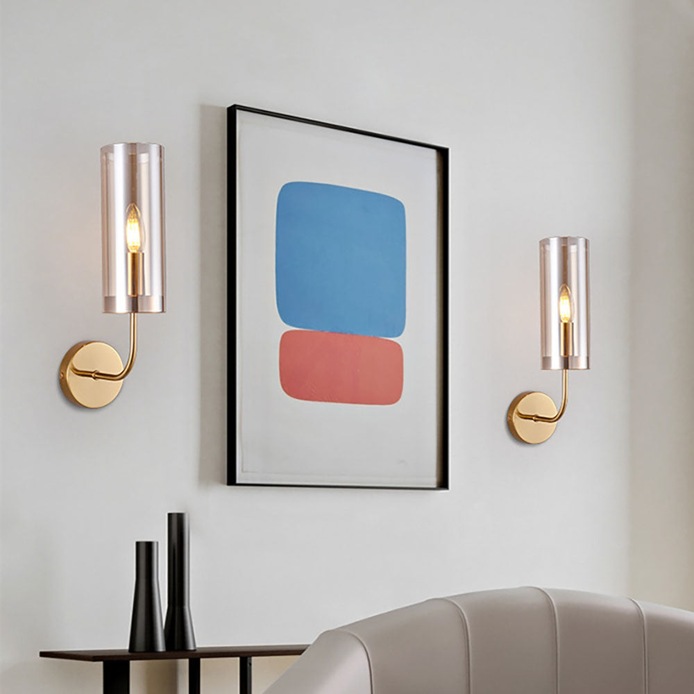 Arisha Nórdico Moderno Apliques 1/2 Luces Metal/Vidrio Salón/Dormitorio/Comedor