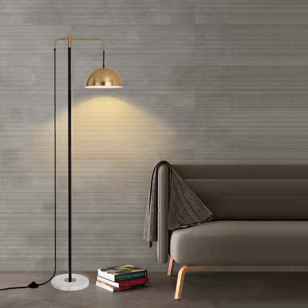 Mira Moderna Minimalista Mármol/Metal Lámpara de Pie Oro