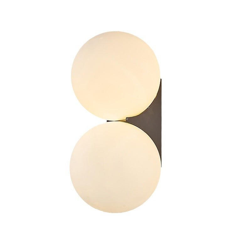 Valentina Simple Interior Aplique Metal Vidrio Salón Dormitor