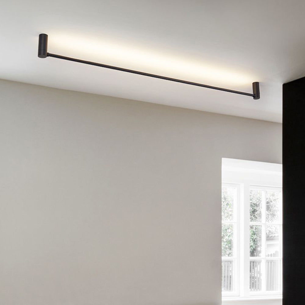 Arisha Moderna Minimalista Lineal Metal Lámpara Colgante Negro