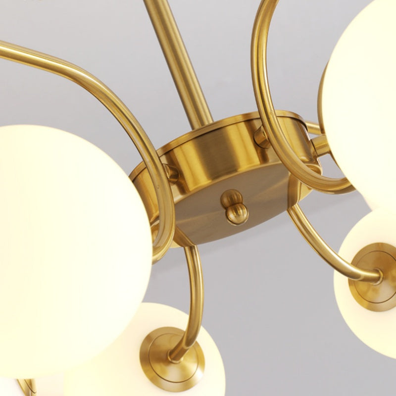 Valentina Moderno LED Lámpara colgante Cromo/Oro Salón/Dormitorio