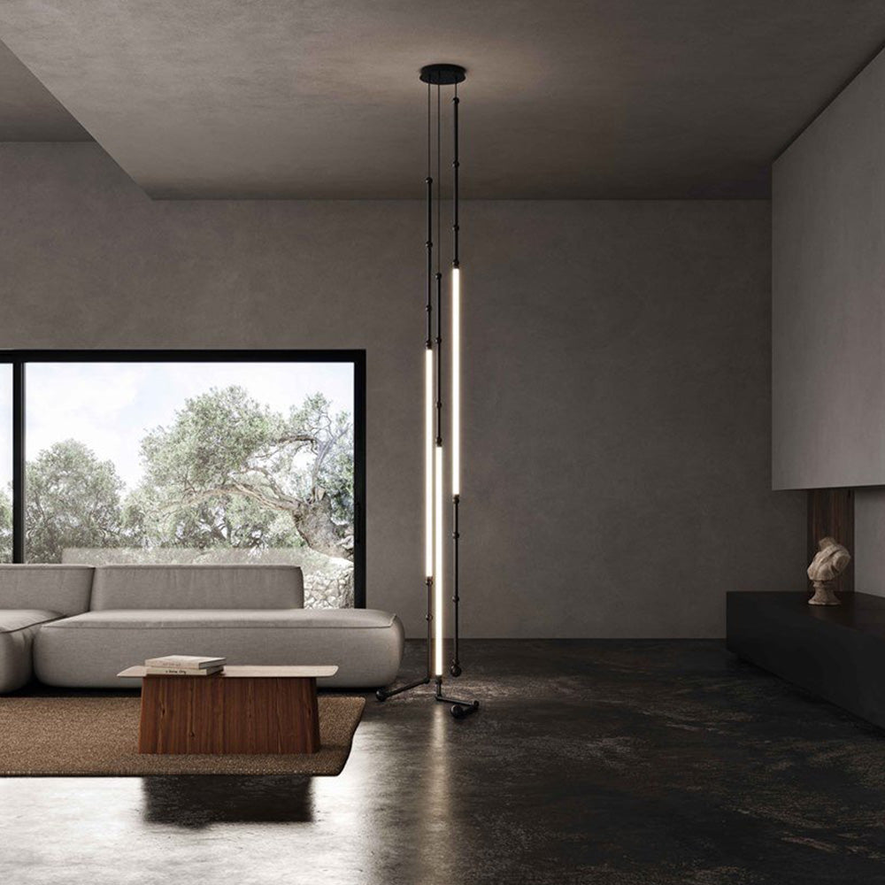 Arisha Moderna Minimalista Silicona/Metal Lámpara Colgante Negra