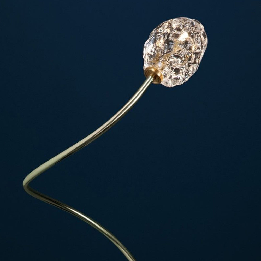 Ray Decorativa Elegante Vidrio Lámpara De Pie Patio