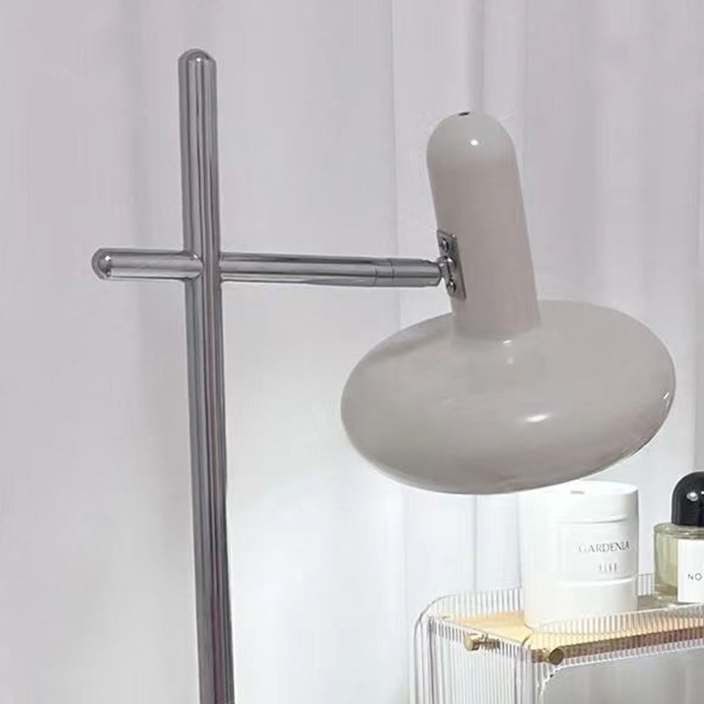 Mira Moderna Diseño Metal Lámpara de Pie Blanca