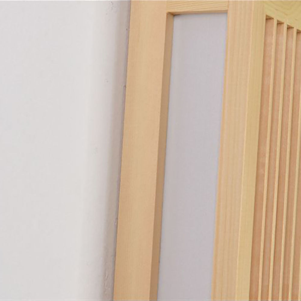 Muto Madera LED Aplique de Pared Rectángulo Amarillo