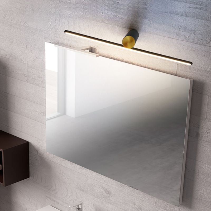 Arisha Moderna Mininalista Lineal Metal Aplique de Pared Negro/Blanco