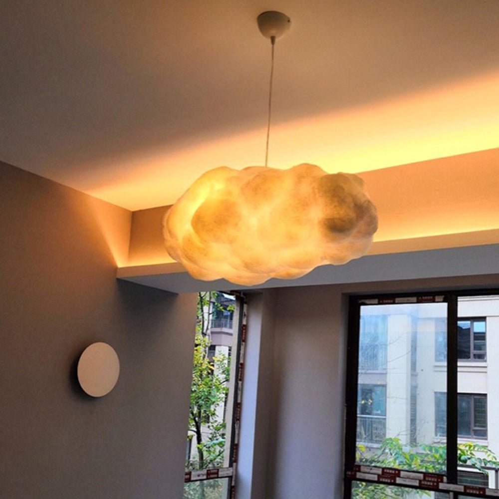 Arisha Moderna Diseño Nube Lámpara Colgante Blanca