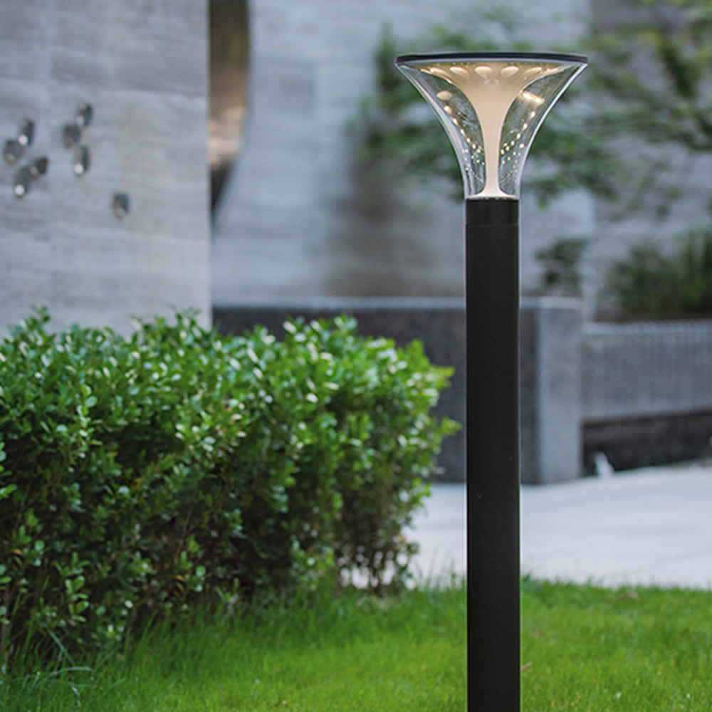 Ray Moderna Cilíndrica Metal Lámpara Exterior Patio