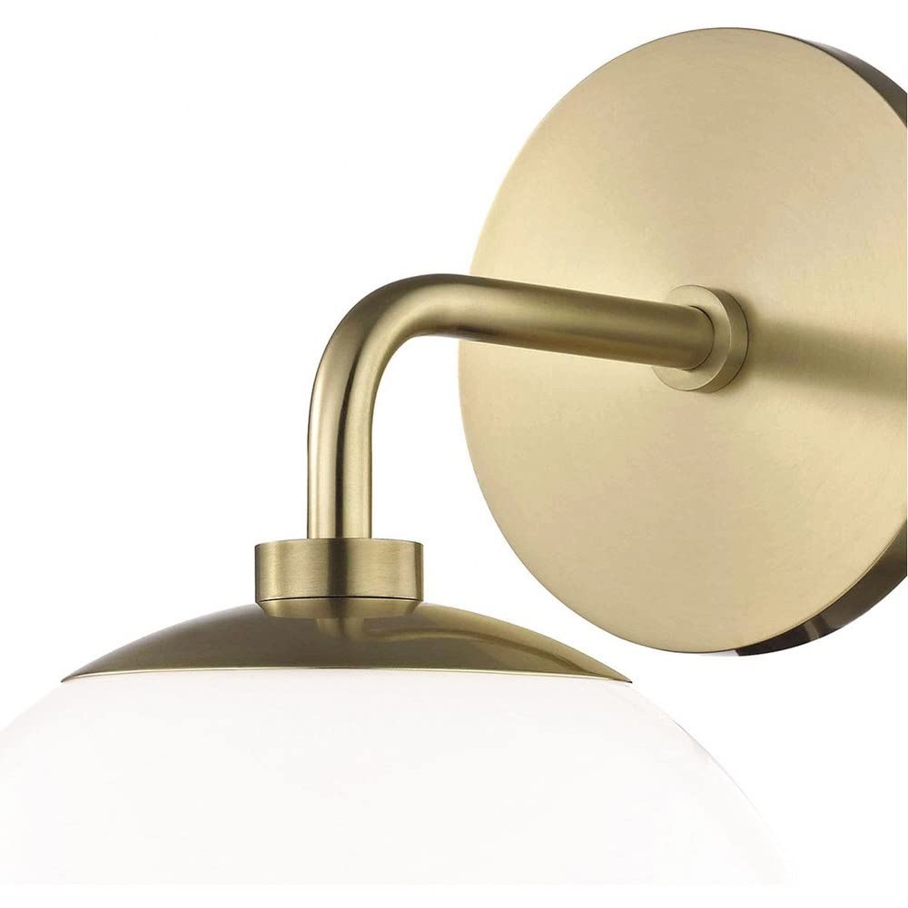 Valentina Francés Metal Vidrio Interior Aplique Cuarto de baño Dormitorio