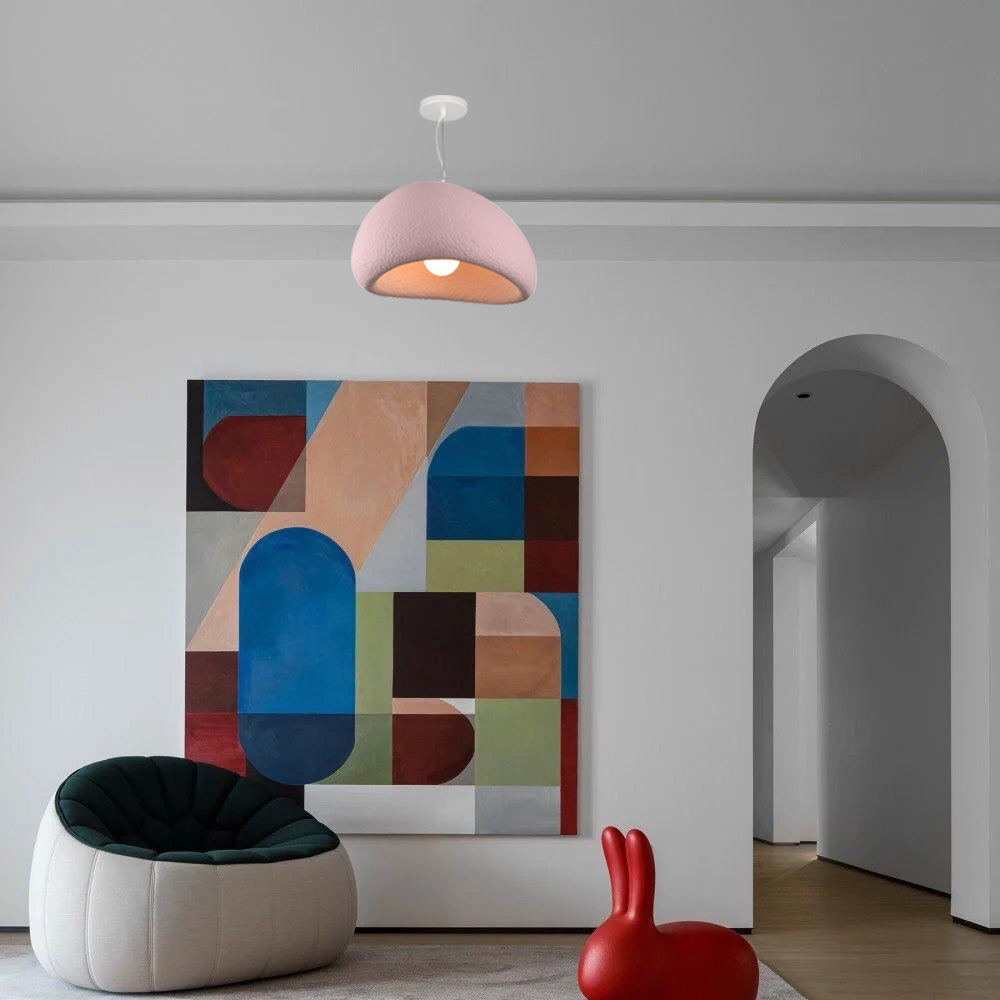 Byers Moderna Nube Metal Lámpara Colgante Gris/Blanca/Rosa/Azul