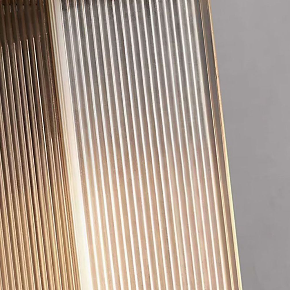 Ray Retro Cuboide Metal/Acrílico LED Aplique de Pared Exterior Negro