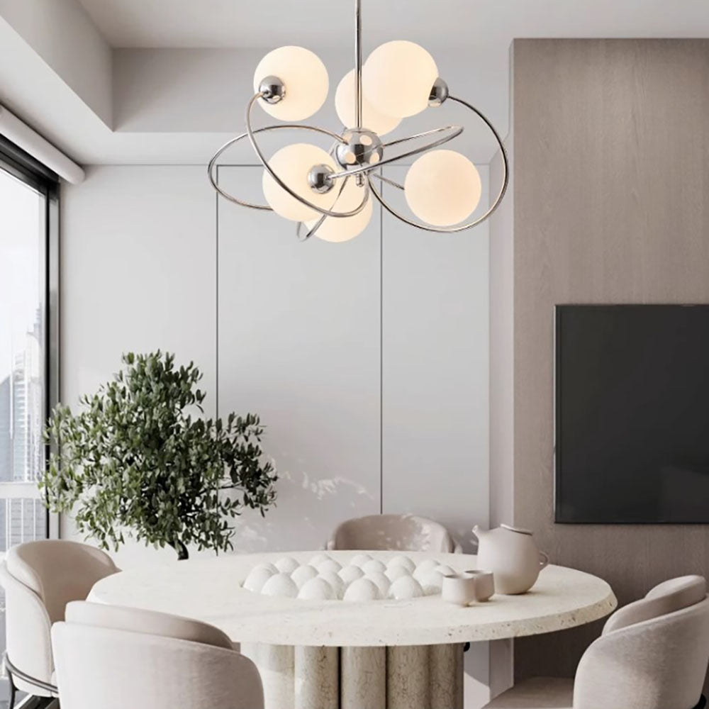 Arisha Bauhaus Flor Retro Metal Lámpara Colgante Dormitorio/Salón