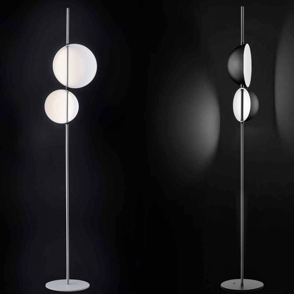 Mira Moderna Simple Metal Lámpara de Pie Negra/Ora