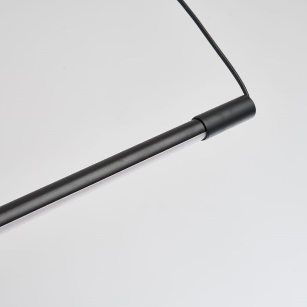 Arisha Minimalista Lámpara Colgante Lineal Salón Negro