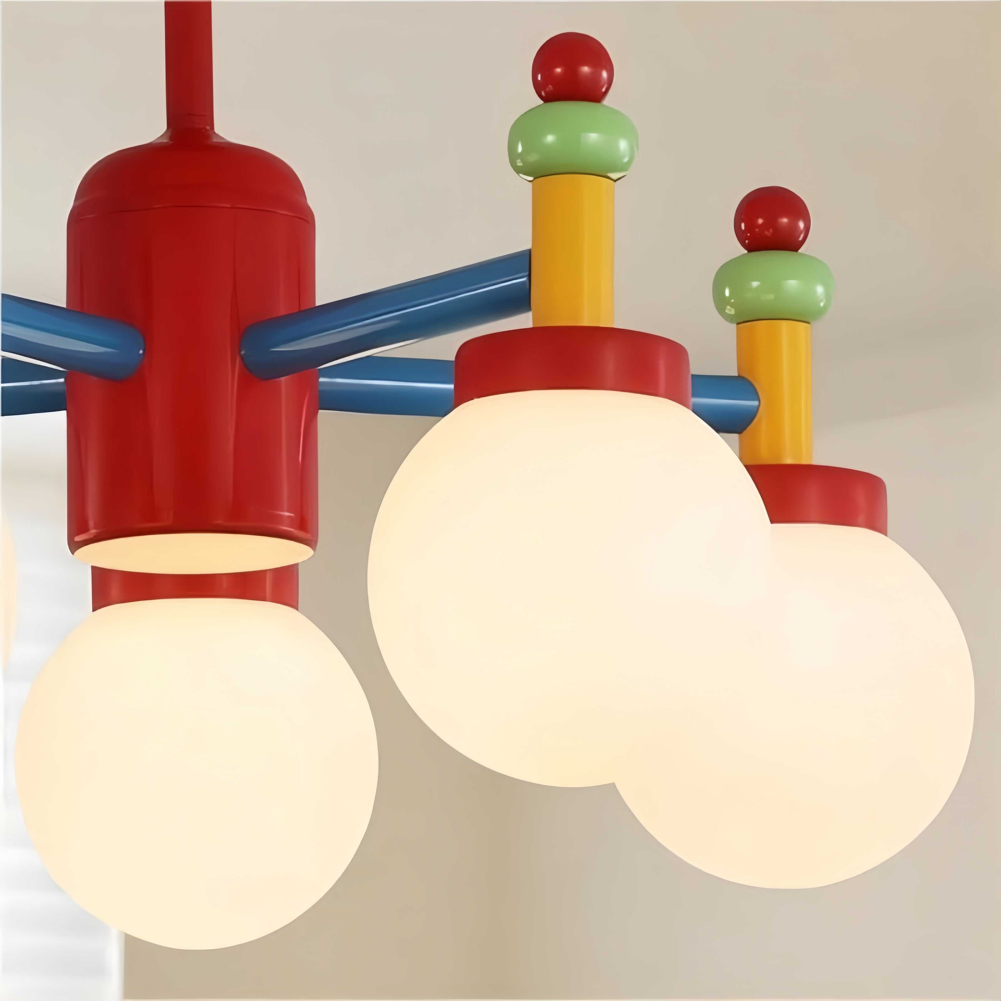 Valentina Memphis Antiguo Mezclar En color Metal Lámparas de Araña Habitación infantil