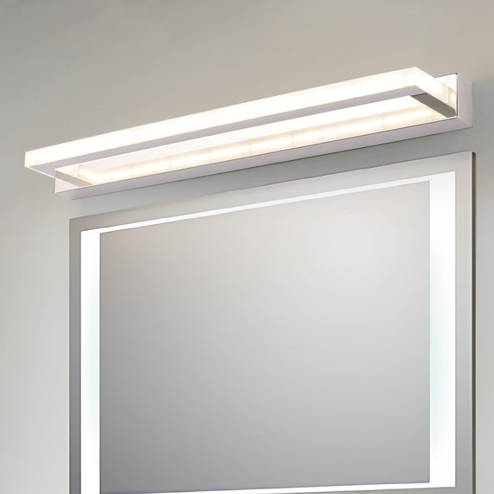 Arisha Aplique de Pared Espejo Led Rectangular Arisha Baño Blanco