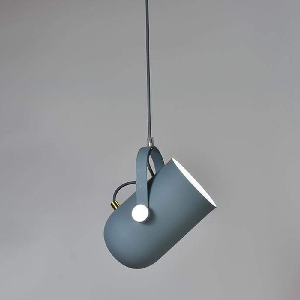Valentina Moderna Industrial Geométrica Metal Lámpara Colgante Multicolor