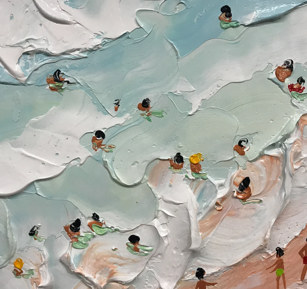 Vacation Arte Mural con Textura de Yeso - Letslighting