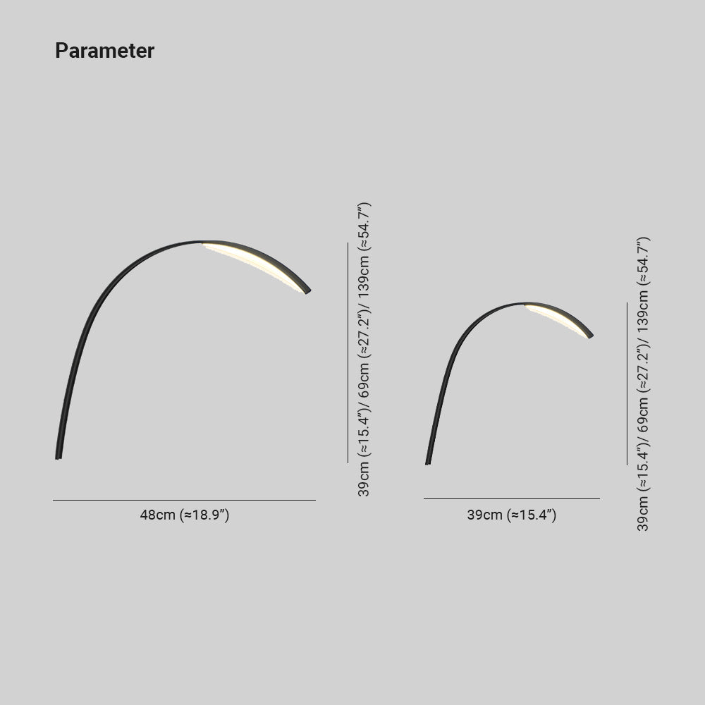 Ray Minimalista Lineal Metal Acrílico Lampara Exterior