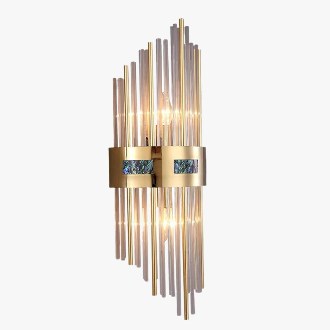 Kristy Moderno Metal LED Aplique de Pared Dorado Comedor Salón