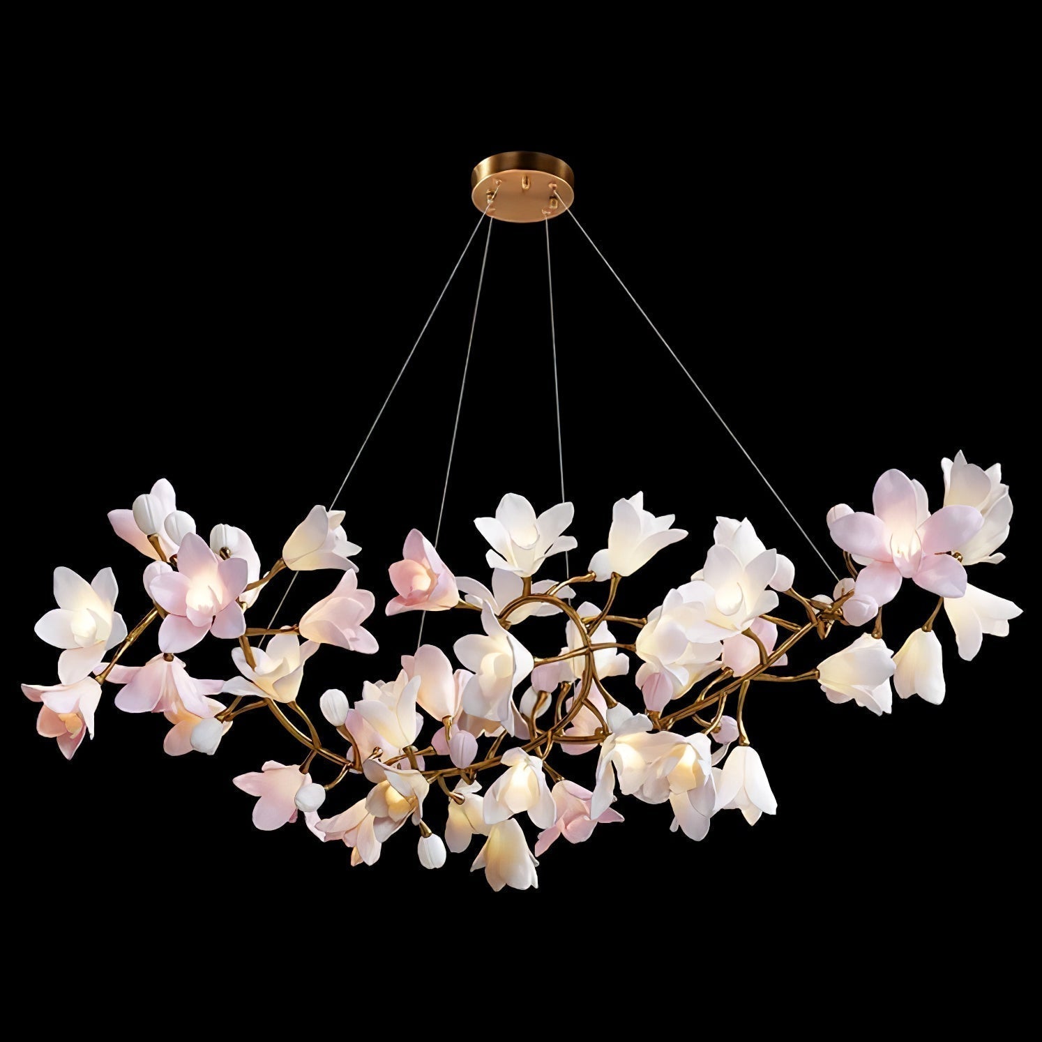 Circular Blossom Chandelier - Letslighting