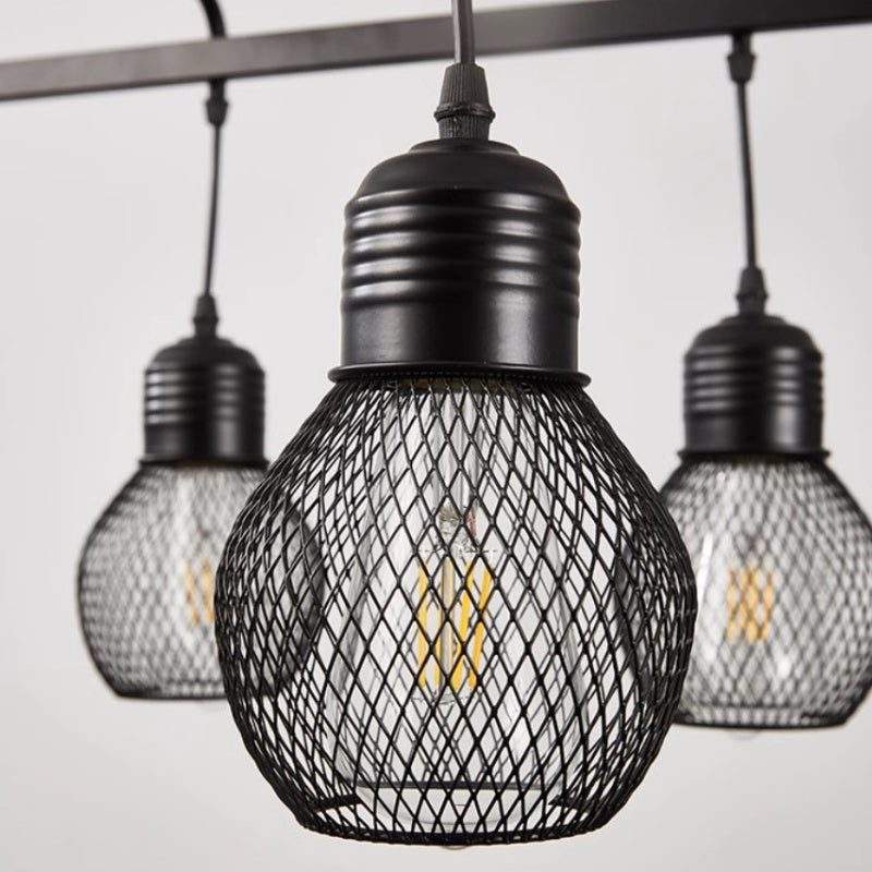 Silva Retro Largo Multicabezal Lámparas de Araña Comedor/Bar/Salón