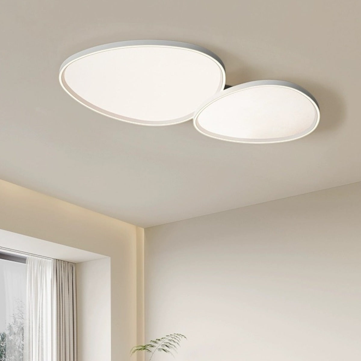 Arisha Moderna Simple LED Lámpara de Techo Metal Acrílico Salón