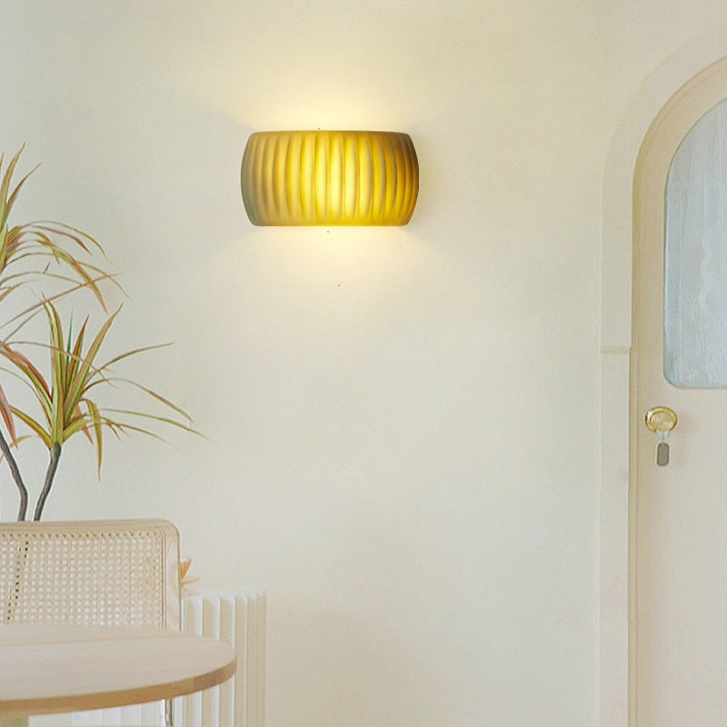 Valentina Minimalista LED Aplique de Pared Metal Resina Estudio