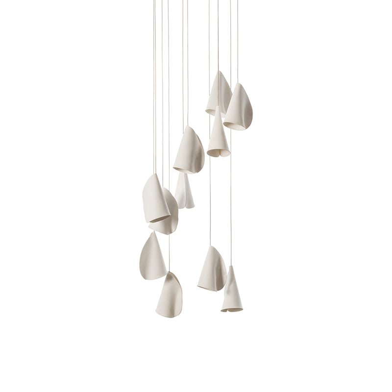 Olshaion Geometric Ceramic Pendant Light - Letslighting