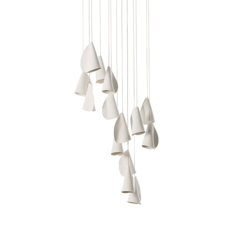 Ulfuvye Porcelain Ceramics Pendant Lamp - Lamp Copper